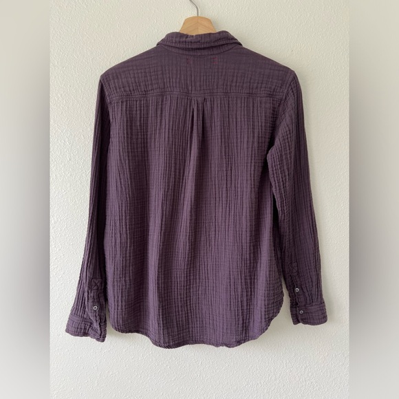 Xirena Scout Gauze Shirt in Cisco Fog - Picture 4 of 9